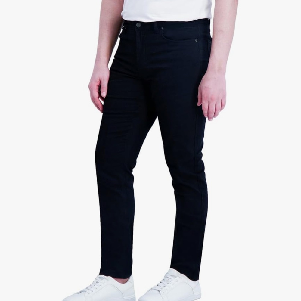 DKNY Mens Jeans 36 Stanton Slim-Fit Stretch Black Jean Pant MRSP $79.50 NWT